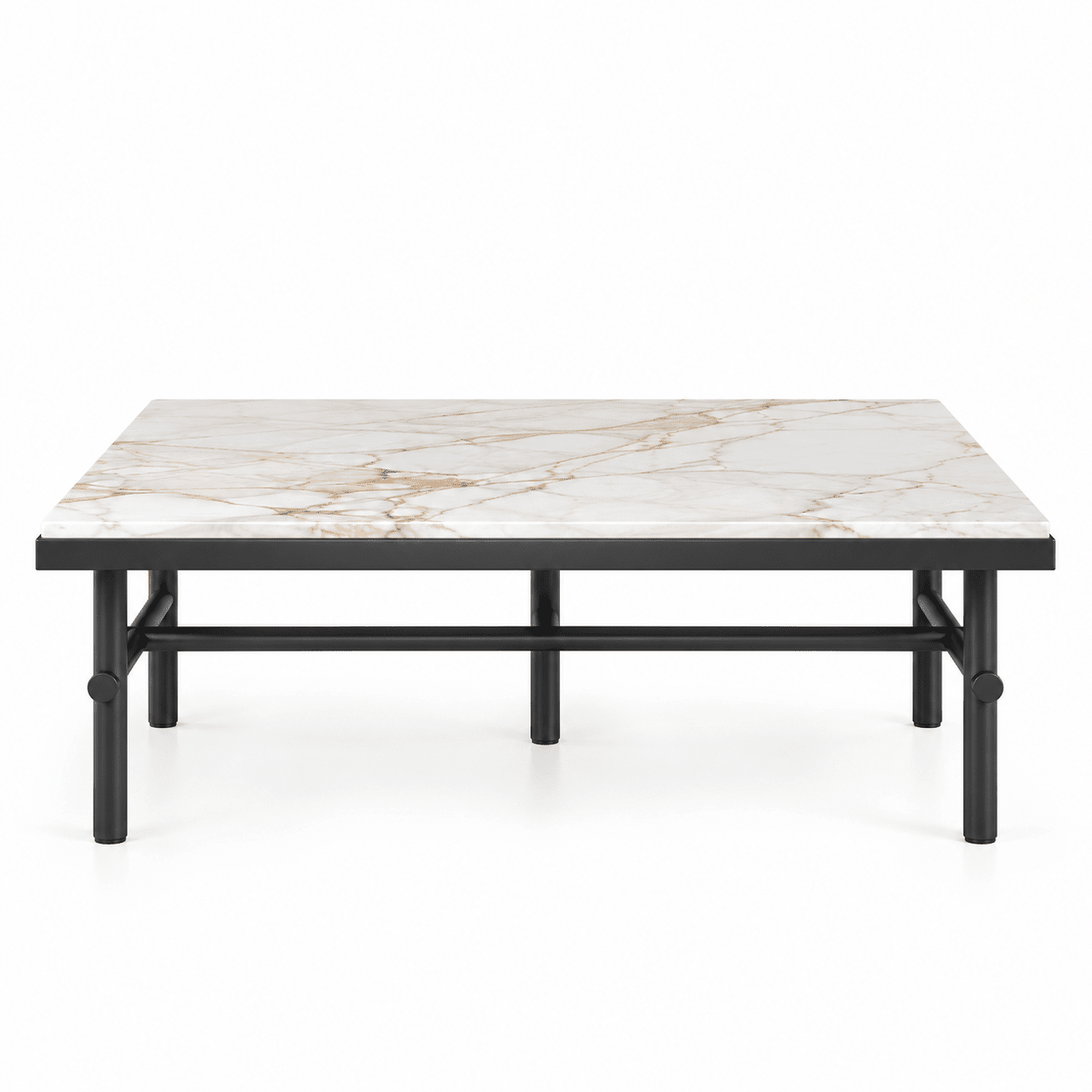 Modern Marble Top Rectangular Coffee Table